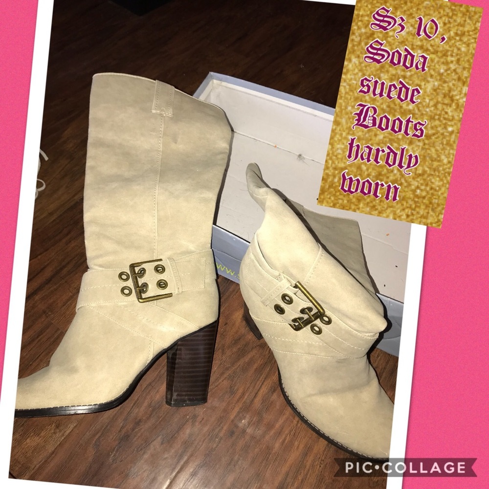 Soda suede boots